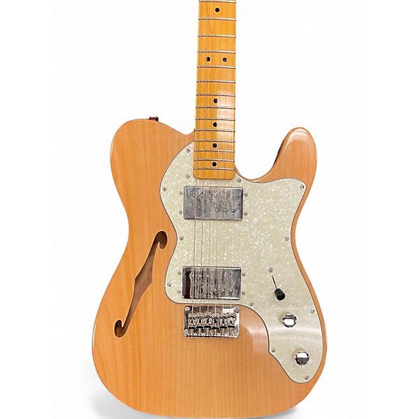 Used Squier Classic Vibe Telecaster Thinline Natural Hollow Body Electric Guitar