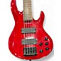 Used ESP LTD B205SM 5 String Red Electric Bass Guitar