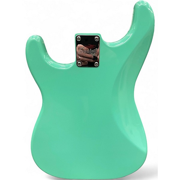 Used Squier Standard Stratocaster Seafoam Green Solid Body Electric Guitar