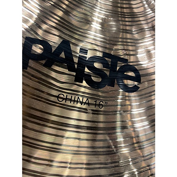 Used 2020s Paiste 16in Alpha Rock China Cymbal