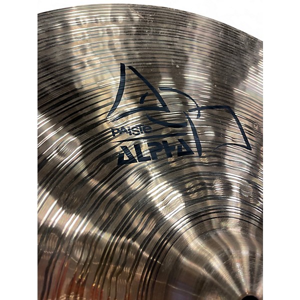 Used 2020s Paiste 16in Alpha Rock China Cymbal