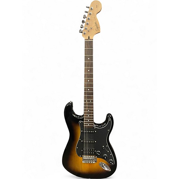 Used Squier Standard Stratocaster 2 Color Sunburst Solid Body Electric Guitar