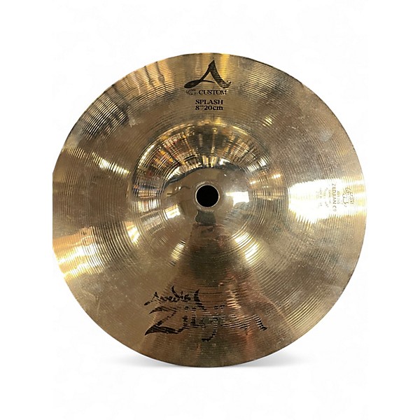 Used Zildjian 8in A Custom Splash Cymbal