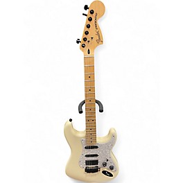 Used Fender Deluxe Roadhouse Stratocaster Olympic White Solid Body Electric Guitar