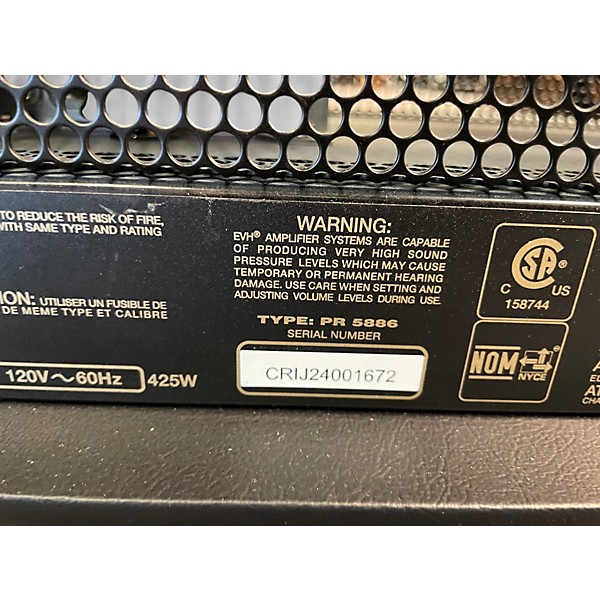 Used EVH 5150 Iconic Series EL34 80W Tube Guitar Amp Head