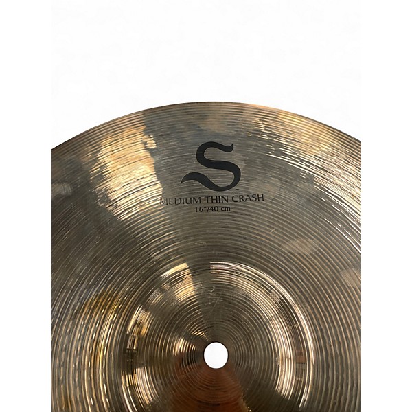 Used Zildjian 16in S Family Medium Thin Crash Cymbal