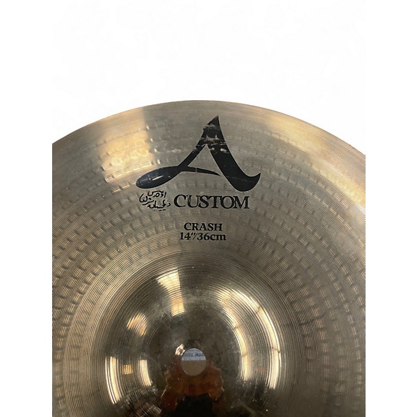 Used Zildjian 14in A Custom Crash Cymbal