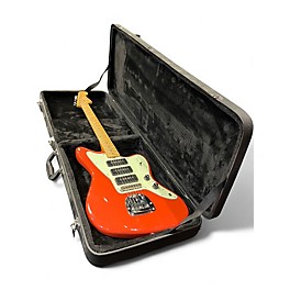 Used Fender Noventa Jazzmaster Fiesta Red Solid Body Electric Guitar