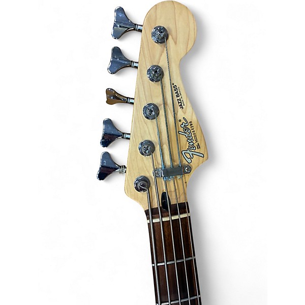 Used Fender Player Jazz Bass V Blue Electric Bass Guitar