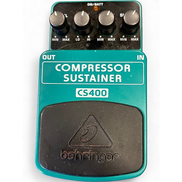 Used Behringer CS400 Compressor Sustainer Effect Pedal