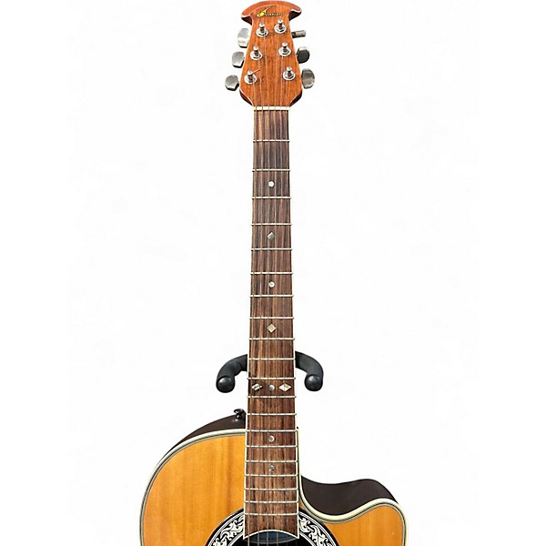 Used Ovation Ultra Series 1527 Natural Acoustic Electric Guitar