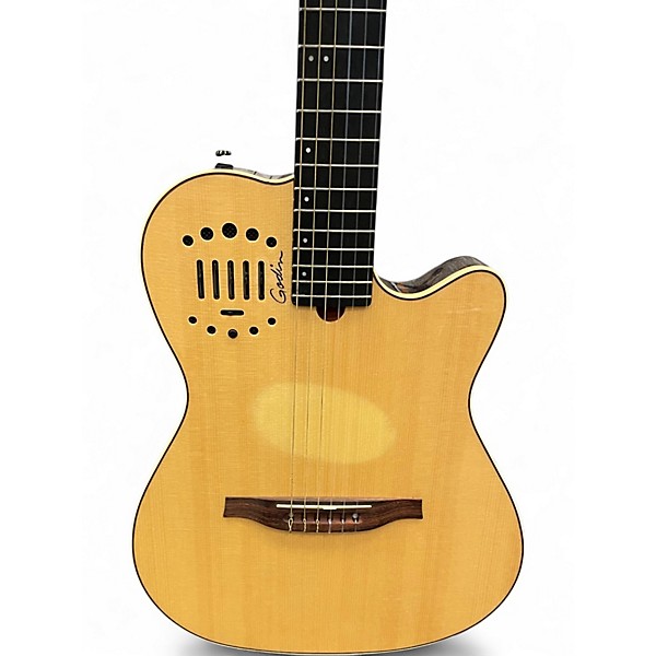Used Godin Multilac Duet Ambiance Natural Classical Acoustic Electric Guitar