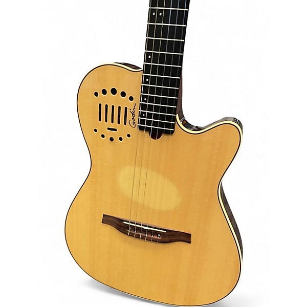 Used Godin Multilac Duet Ambiance Natural Classical Acoustic Electric Guitar