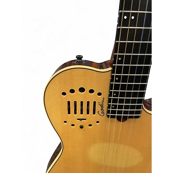 Used Godin Multilac Duet Ambiance Natural Classical Acoustic Electric Guitar