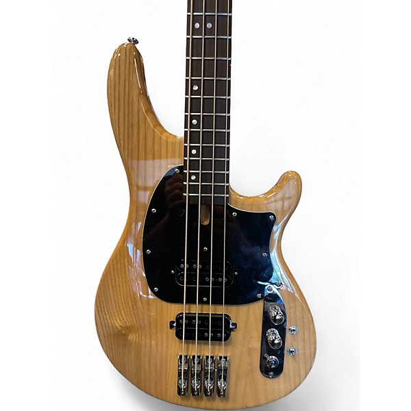 Used Schecter Guitar Research CV-4 Diamond series Natural Electric Bass Guitar