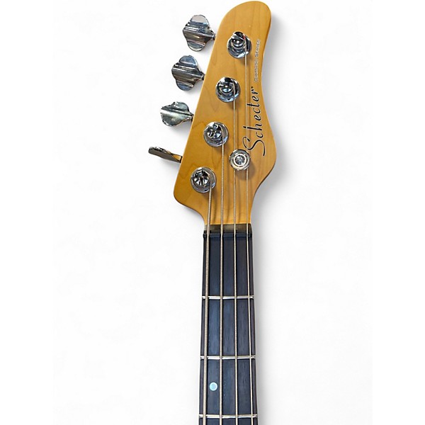 Used Schecter Guitar Research CV-4 Diamond series Natural Electric Bass Guitar
