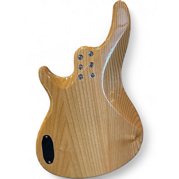 Used Schecter Guitar Research CV-4 Diamond series Natural Electric Bass Guitar