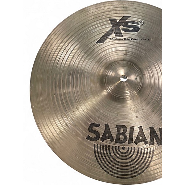 Used SABIAN 16in XS20 Medium Thin Crash Cymbal