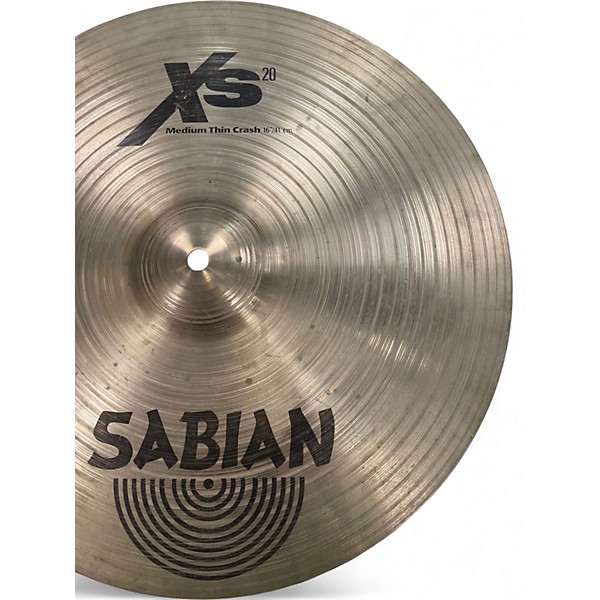 Used SABIAN 16in XS20 Medium Thin Crash Cymbal
