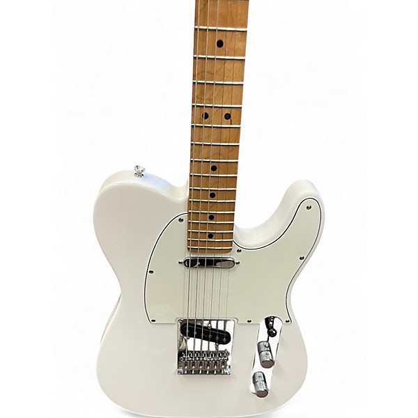 Used Fender Player Telecaster White Solid Body Electric Guitar