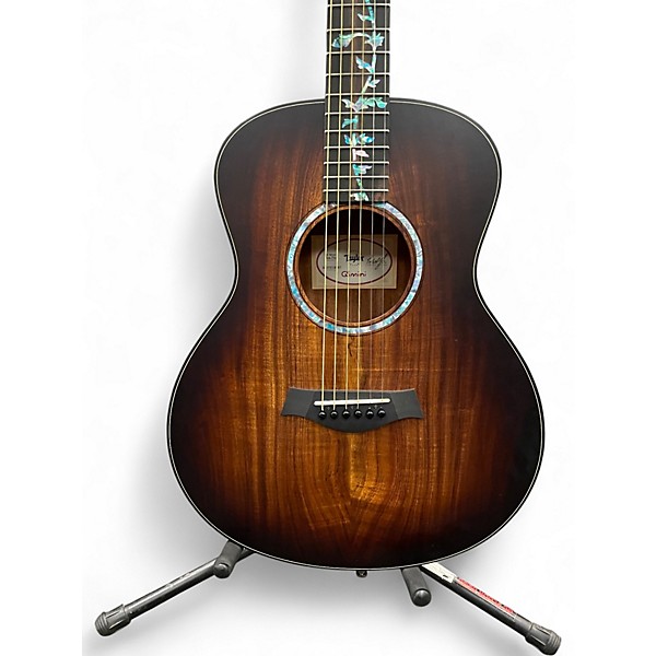 Used Taylor GS Mini Koa E Plus Edge Burst Acoustic Electric Guitar