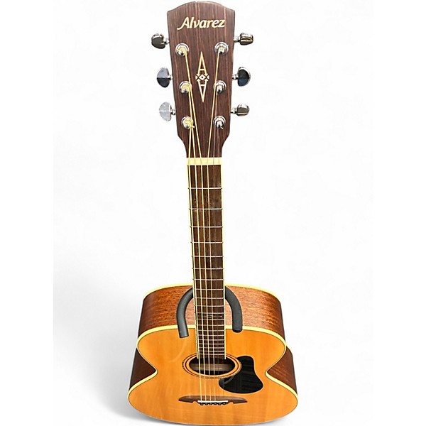 Used Alvarez ABT60E Artist Series Baritone Natural Acoustic Electric Guitar