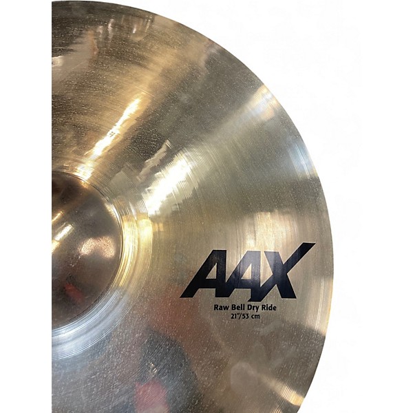 Used SABIAN 21in AAX Raw Bell Dry Ride Cymbal