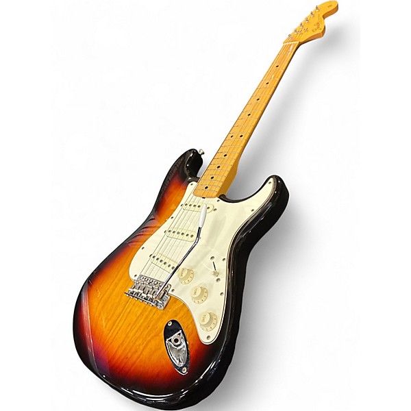 Vintage 1996 Fender ST 67 3 Color Sunburst Solid Body Electric Guitar