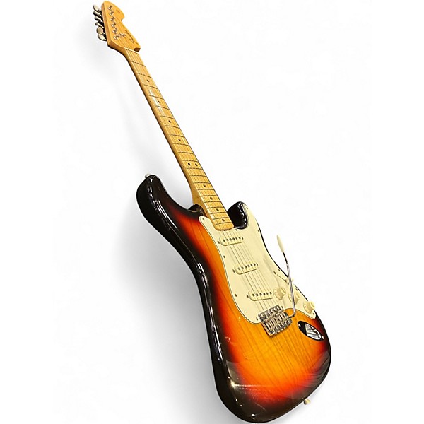 Vintage 1996 Fender ST 67 3 Color Sunburst Solid Body Electric Guitar