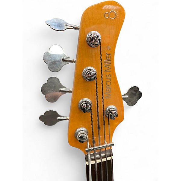 Used Sire marcus miller Z7 5 fretless White Electric Bass Guitar
