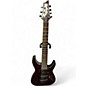Used Schecter Guitar Research Hellraiser C7 7 String Black Cherry Solid Body Electric Guitar thumbnail