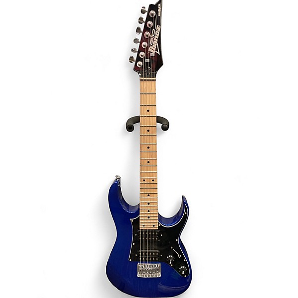Used Ibanez GIO MIKRO Metallic Blue Solid Body Electric Guitar