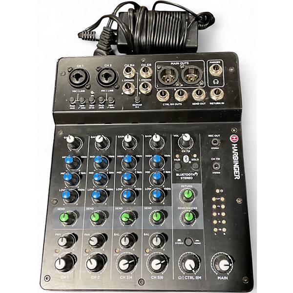 Used Harbinger LV8 Powered Mixer