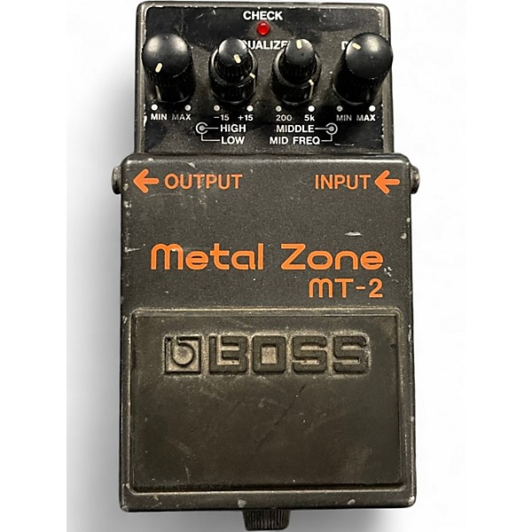 Used BOSS MT2 Metal Zone Distortion Effect Pedal