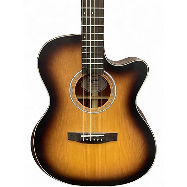 Used Mitchell T413CEBST Brown Sunburst Acoustic Electric Guitar