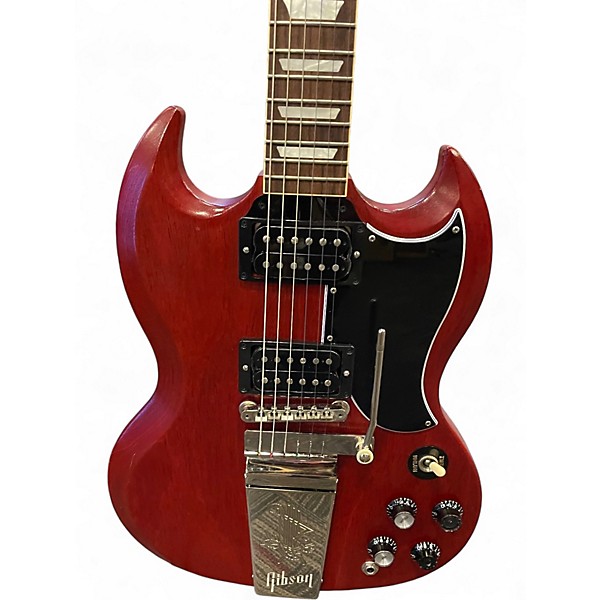 Used 2022 Gibson SG 61 Vibrola Cherry Solid Body Electric Guitar