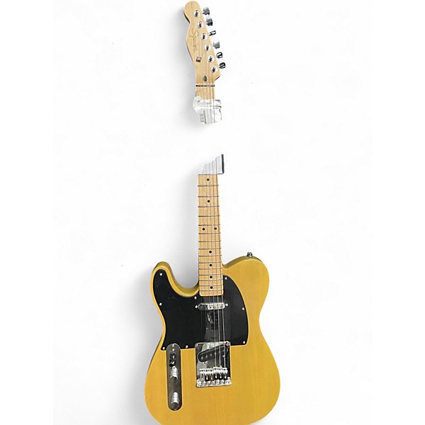 Used Squier Affinity Telecaster Left Handed Trans Brown Electric Guitar