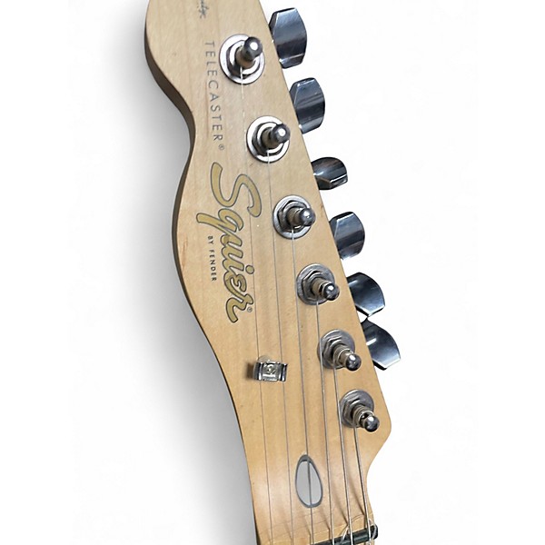 Used Squier Affinity Telecaster Left Handed Trans Brown Electric Guitar