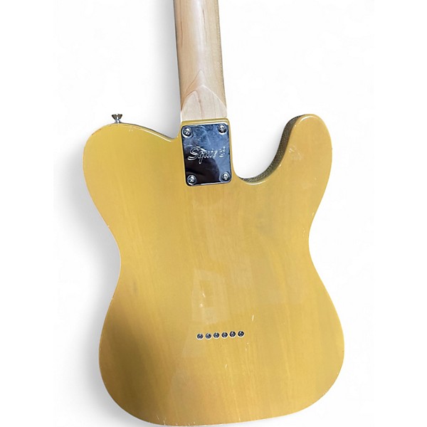 Used Squier Affinity Telecaster Left Handed Trans Brown Electric Guitar
