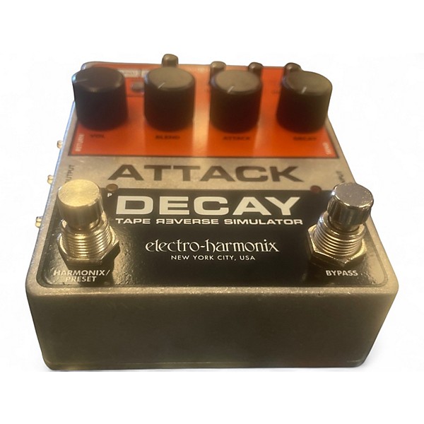 Used Electro-Harmonix Attack Decay Tape Reverse Simulator Effect Pedal