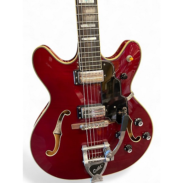 Used Guild Starfire VI Cherry Hollow Body Electric Guitar