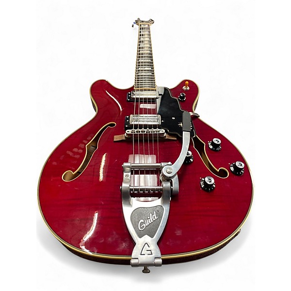 Used Guild Starfire VI Cherry Hollow Body Electric Guitar