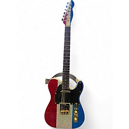 Used Firefly BUCK OWENS TRIBUTE Red White and Blue Solid Body Electric Guitar