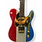 Used Firefly BUCK OWENS TRIBUTE Red White and Blue Solid Body Electric Guitar