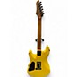 Used Firefly LYNCH TIGER COPY Black and Yellow Solid Body Electric Guitar