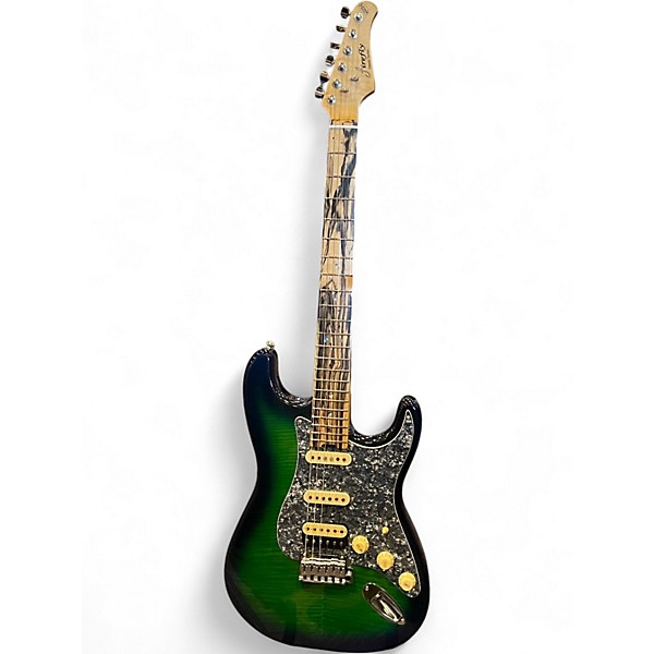 Used Firefly FFST PALEMOON Green Solid Body Electric Guitar