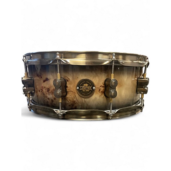 Used PDP by DW 14in LIMITED MAP BURL BLACK Drum