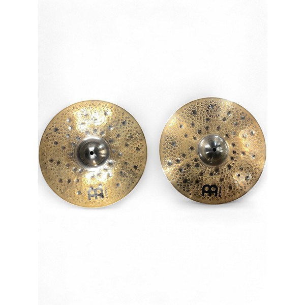 Used MEINL 15in PURE ALLOY CUSTOM PAIR Cymbal