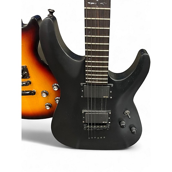 Used Schecter Guitar Research C1 Platinum Black Solid Body Electric Guitar