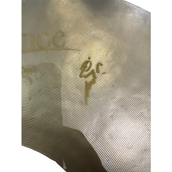 Used MEINL 18in byzance sand thin crash Cymbal
